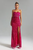 lovefery Alison Strapless Sequins Maxi Dress