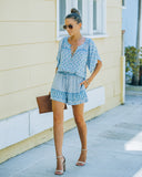 Stash Pocketed Button Down Romper