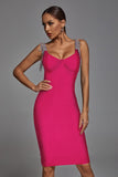 lovefery Fantasya Bandage Dress - Pink