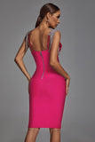 lovefery Fantasya Bandage Dress - Pink