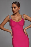 lovefery Fantasya Bandage Dress - Pink