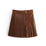 Ciara Vegan Leather Skirt