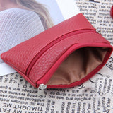 LoveFery - Fashion Leather Coin Purse Women Small Wallet Change Purses Mini Zipper Money Bags Children's Pocket Wallets Key Holder