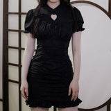 lovefery Black Cat's Purr Dark Fairycore Dress