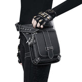 lovefery - Steam Punk Waist Leg Hip Belt Banana Bag Outdoor Shoulder Bag Mobile Phone Waist Bag Fanny Packs Pack For Women Purse Cyberpunk