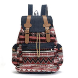 lovefery - Women Printing Backpack Canvas School Bags For Teenagers Shoulder Bag Weekend Travel Bagpack Rucksack Bolsas Mochilas Femininas