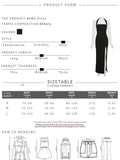 lovefery Fashion Sexy Halter Slash Neck Solid Black Slim Long Dresses Women Spring Summer New Elegant Party Night Dress