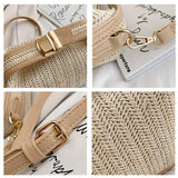 Vento Marea Straw Crossbody Bag For Women New Bohemian Small Knitting Summer Purse And Handbag Vacational Bucket Beach Bags