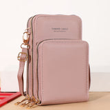 lovefery - Touchable Cell Phone Shoulder Bags Women Multi-functional Pocket Mini Crossbody Bag Card Purse Ladies Small Female Messenger Bag