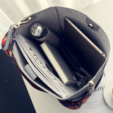 LoveFery - Brand Designer Women Handbag and purse Large Capacity Colorful Strap Shoulder Bag PU Leather Bucket Crossbody Bags big Totes