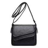 Fashion Soft Leather Shoulder Bags Luxury Women Handbags Designer Brand Casual Crossbody Bags For Women Sac a Main Female