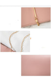 lovefery - Fashion Korean Lock Mini Square Bag Women Spring New Embroidered Bag Color Stitching Wild Shoulder Bag Student Mobile Phone Bag