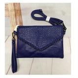 lovefery - Casual Crossbody Bag Female Messenger Bags black PU Leather Women's Shoulder Bags Chain women Envelope clutch purses