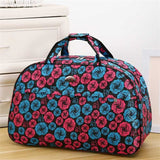 LoveFery - Big Capacity Women Travel Bags Men Luggage Travel Duffel Bags Nylon Waterproof Daily Travel Handbag Female Flower Print HandBag