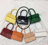 LoveFery - Mini Small Square bag Fashion New Quality PU Leather Women's Handbag Crocodile pattern Chain Shoulder Messenger Bags