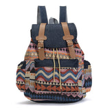 lovefery - Women Printing Backpack Canvas School Bags For Teenagers Shoulder Bag Weekend Travel Bagpack Rucksack Bolsas Mochilas Femininas