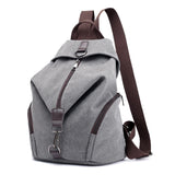 lovefery - Fashion Canvas Female Backpack Multifuction Casual Backpack For Teenager Girls New Summer Women Large Capacity Shoulder Bag