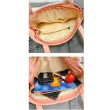 lovefery - Kawaii Shoulder Bag Women Cartoon Duck Large Capacity Canvas Bags Japanese Style All-match Student Book Storage Messenger Bags