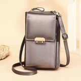 LoveFery - Women&#39;s Messenger Bag Shoulder Mobile Phone Bags Small PU Leather Crossbody Wallet Ladies Card Holder Coin Purse Female