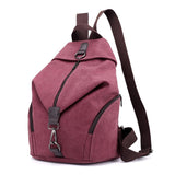 lovefery - Fashion Canvas Female Backpack Multifuction Casual Backpack For Teenager Girls New Summer Women Large Capacity Shoulder Bag