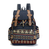 lovefery - Women Printing Backpack Canvas School Bags For Teenagers Shoulder Bag Weekend Travel Bagpack Rucksack Bolsas Mochilas Femininas