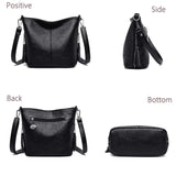 High Quality Soft Leather Purse Fashion Women Shoulder Messenger Bag Trend Designer Tassel Bag Luxury Ladies Handbag Sac