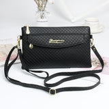 lovefery - Women&#39;s PU Crossbody Bags Adjustable Shoulder Strap New Fashion Diamond Lattice Shoulder Bags Comfortable Wrist Strap Female Bag