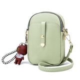 lovefery - women mobile phone bag cute mini shoulder bag PU leather small crossbody bag female gifts cash money bag ladies messenger bags