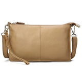 lovefery - Women Genuine Leather Day Clutches Candy Color Shoulder Bags Women&#39;s Fashion Crossbody Bags Small Clutch Bags