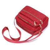 lovefery - Women Fashion Solid Color Zipper Waterproof Nylon Shoulder Bag Female Crossbody Bag Ladies Bolsa Waterproof Travel Messenger Bag