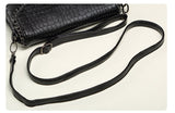 lovefery - Casual Crossbody Bag Female Messenger Bags black PU Leather Women's Shoulder Bags Chain women Envelope clutch purses