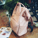 lovefery - Fashion Women Leather Backpack Youth Korean Style Shoulder Bag Laptop Schoolbags For Teenager Girls Boys Mochila Rugzak Mochilas