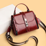 lovefery - Genuine Leather Real Fashion Women Bag High Quality Shoulder Bag Small Women's Cross Body Messenger Bag Crossbody Purse