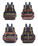 lovefery - Women Printing Backpack Canvas School Bags For Teenagers Shoulder Bag Weekend Travel Bagpack Rucksack Bolsas Mochilas Femininas