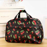 LoveFery - Big Capacity Women Travel Bags Men Luggage Travel Duffel Bags Nylon Waterproof Daily Travel Handbag Female Flower Print HandBag