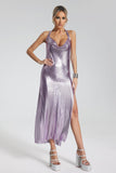 lovefery Kyla Metallic Mesh Dress