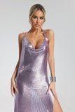 lovefery Kyla Metallic Mesh Dress