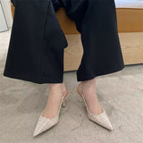 Classic Style High Heels Women's  New Summer Design  Fashion Sandals Temperamental Minority Pumps Women's