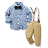 LOVEFERY Boys Summer Suit New Western Style Baby Online Red Fashionable Shirt Short Sleeve Children's Summer Cool Handsome Two-Piece Suit Fashion