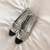 Su Cojin  Style Retro Debutante Style High Heels Buckle Mary Jane Shoes Kitten Heel Women's Shoes  New Single Layer Shoes