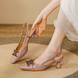 LoveFery Casual Cool High Closed Toe Fairy Heels