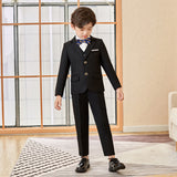 LOVEFERY Boy's Suit Dress Children's Suit  Autumn and Winter New Host Piano Speech Clothing One Piece Dropshipping Suit