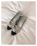 Su Cojin  Style Retro Debutante Style High Heels Buckle Mary Jane Shoes Kitten Heel Women's Shoes  New Single Layer Shoes