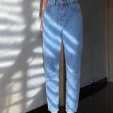 lovefery - Classic Tapered Mom Jeans ~ HANDMADE