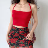 lovefery - Vintage Roses Mesh Skirt ~ HANDMADE