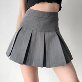 lovefery - Academia High-Waisted Pleated Skirt