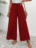 lovefery  Summer   HOT and NEW Cross Border Ethnic Retro Urban Casual Loose Split Wide Leg Women's Trousers