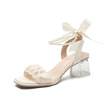 LoveFery Casual New Women's Machine High Summer Heels