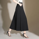 lovefery  Summer New Wide-Leg Pants Loose Casual plus Size Culottes  Fashion Women's Wear Big Harem