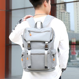 Cross-Border Fashion New Men's Large Capacity Commuter Backpack Business 15.6-Inch Computer Backpack College High School